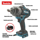 Makita Brushless 1000NM High Torque Impact Wrench 2000RPM Professional Heavy Duty Tool For Auto Repair Construction Work