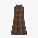 AS AW26 Fashion Plaid slip dress match knit wide-rib cardigan Knit mockneck top woman clothes
