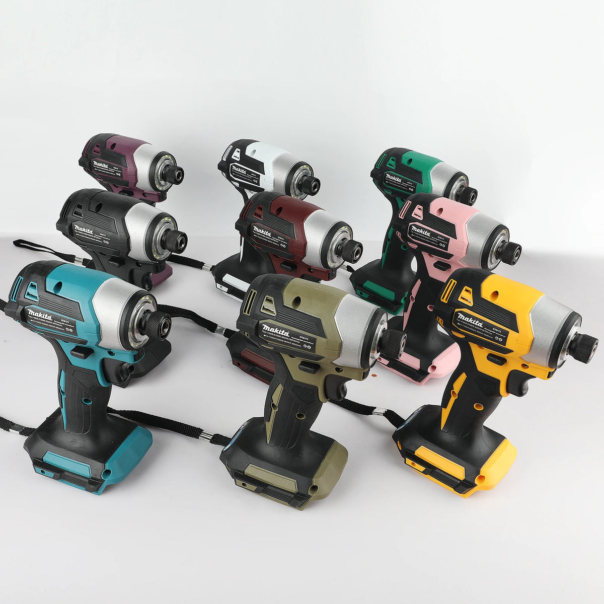 Makita DTD173 Brushless Impact Driver | 180Nm Max Torque with T-Mode for Wood, Bolts & Metalworking（no Battery）
