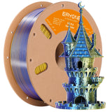 ERYONE 3/5/10KG Dual Color Silk PLA Filament 3D Print,Multicolor Available,Diameter:1.75mm,Tolerance:+/-0.03mm,1KG/Spool