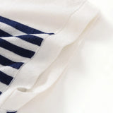 WinvyNee Summer Women's Clothing Wool Sleeveless Tops O Neck Half Sleeve T-Shirts Striped Casual Knitted Pullovers ZA1102002