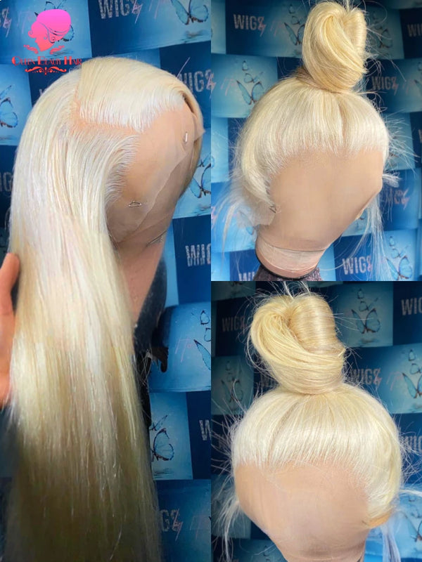 38 Inches 220 Density 360 Lace Frontal Wigs Straight Lace Frontal Wig