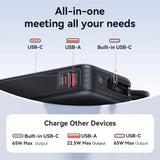 Vention Power Bank 20000mAh Portable PD 65W Fast Charging Built-in Type-C Cable External Battery Powerbank For iPhone 18 Laptop