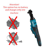 Makita 18V Brushless Right Angle Ratchet Cordless Impact Wrench with LED Light & Variable Speed Control Power Tool