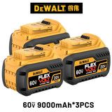 New 100% Original Dewalt 9.0Ah 20V/60V Power Tool Battery DCB206 DCB206 DCB205 DCB200 DCB203 For Dewalt power tool