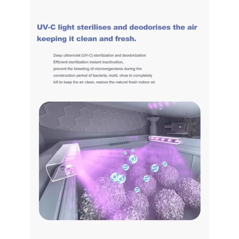 Automatic Self-Cleaning Smart Cat Litter Box with APP Control - Self-Cleaning Cat Litter Box for Multiple Cats