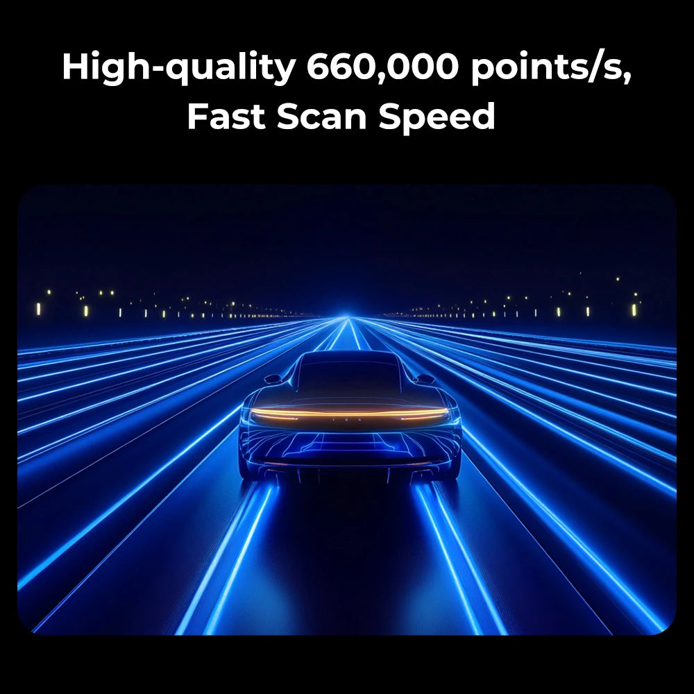 Creality Raptor Pro 3D Scanners 22+7 Blue Laser Line/NIR High Accuracy Speed Anti-Shake Tracking 24Bit Color Scan Blue NIR Ligh
