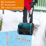 10 Inch Electric Snow Shovel for Makita Battery Adjustable Front Handle Telescopic Pole Lightweight Portable Snow Removal Tool