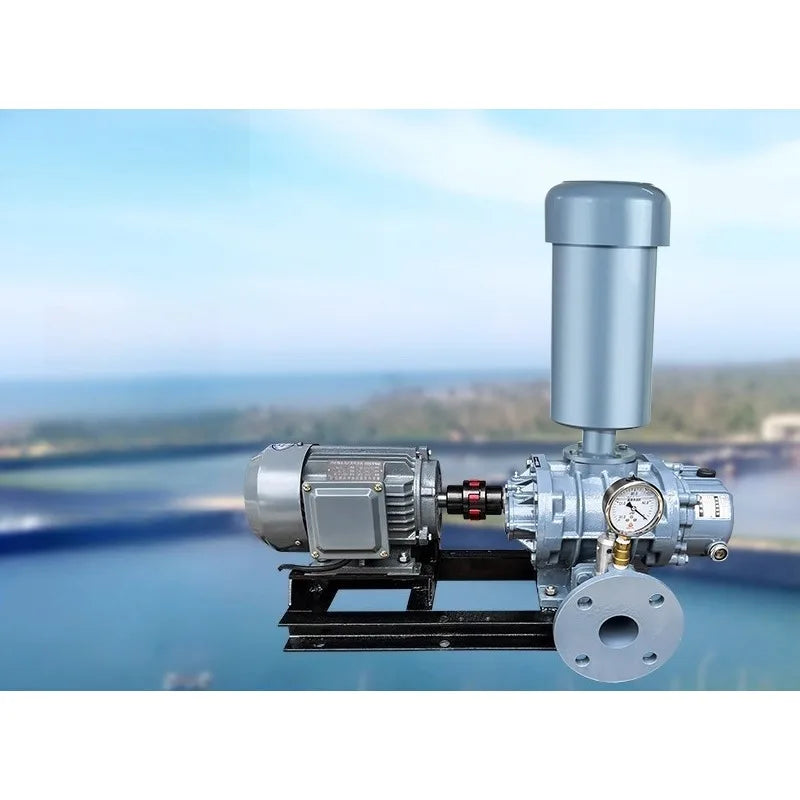 Intelligent Frequency Conversion Three-leaf High-pressure Roots Air Pump Aerator Blower Oxygen Pump Special for Fish Ponds