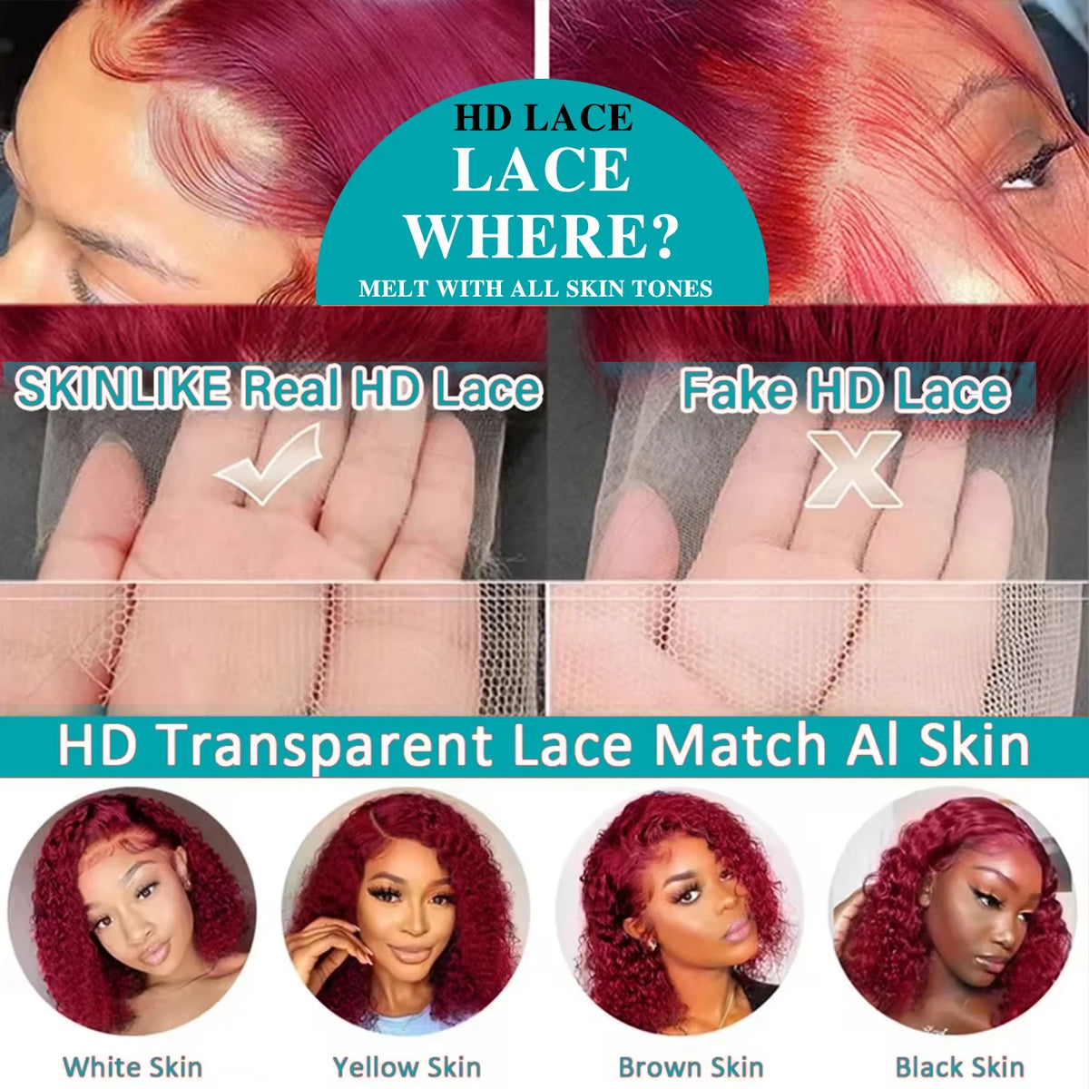 Burgundy Wig Human Hair 99j 13x6 Deep Wave Lace Front Wigs Human Hair