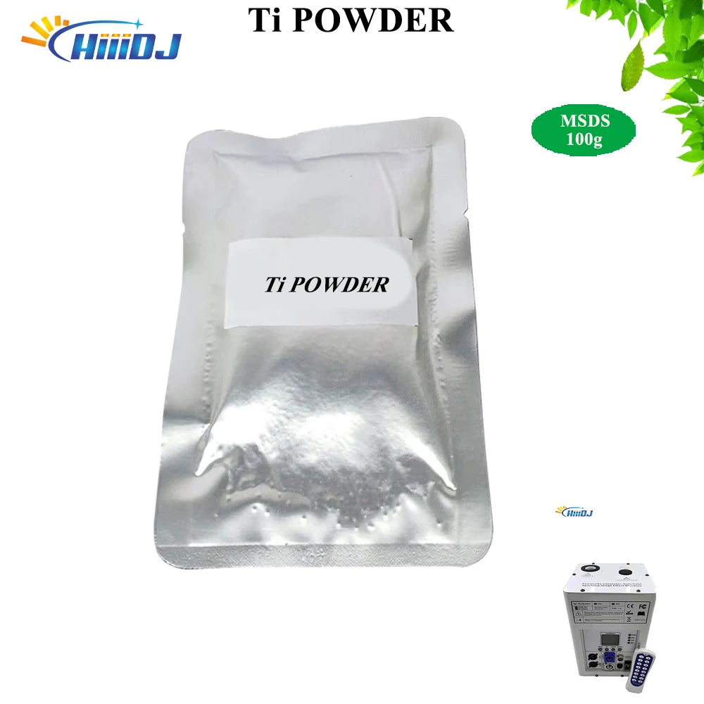 1-200bag Ti Powder 100g For Pyrotechnics Machine Outdoor Indoor Cold Spark Sparkler Metal Titanium Powder Fireworks Materials