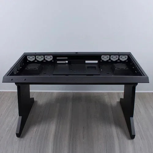 Computer Case Integrated High-End Cool Special-Shaped Game Tables Built-in Fully Transparent Large Case Computer Desk