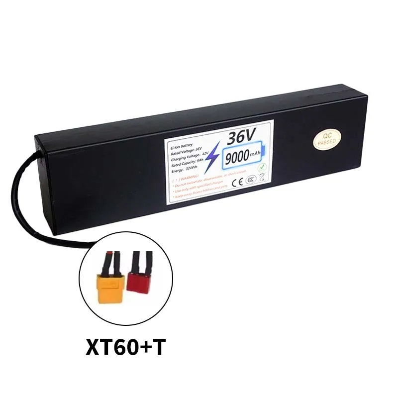 Upgraded Version 36V Electric Scooter Battery 7.8Ah Replacement Lithium-ion 9Ah High-Capacity 10S3P Battery Pack Built-in BMS