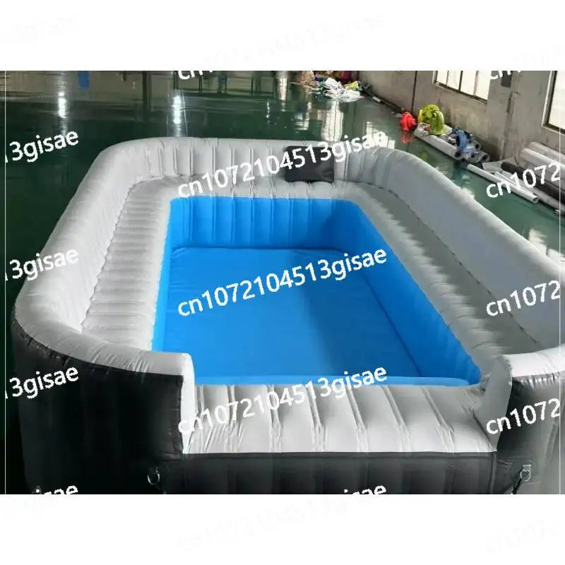 Equipped with Portable Lounge Chairs, Commercial Custom Inflatable Sofa Pool Set,