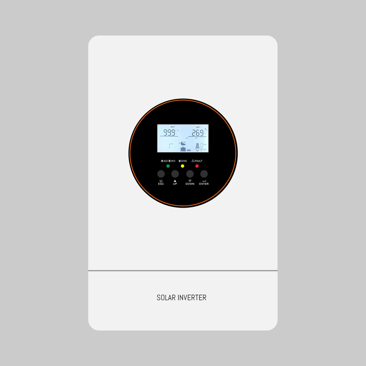 ECGSOLAX 6.2KW Solar Hybrid Inverter 220Vac 48V Built-in MPPT 120A Charging Controller Parallel MPPT Hybrid Solar inverter BMS