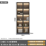 Customized sideboards, high cabinets, light luxury, modern living room storage cabinets, wine cabinets, integrated wall-walled