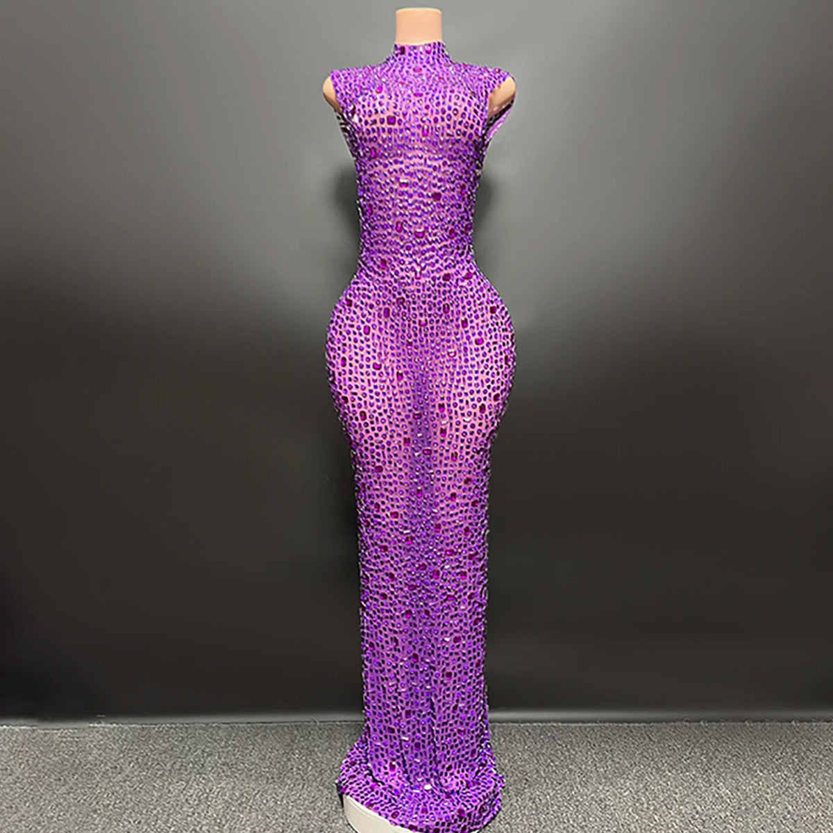 Elegant Rhinestone Party Dresses luxurious Celebration Birthday Dress Wedding Ball Sparkles Couture For Baby Shower Dress