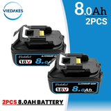 Original 18V 8.0Ah/10.0Ah/12.0Ah 18V Tool Battery BL1830B BL1840B BL1860 BL1850B Tool Battery for Makita 18V Battery