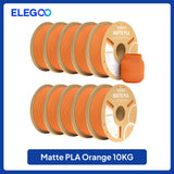 ELEGOO Multiple-Color Matte PLA Filament 1.75mm 2KG/4KG/5KG/10KG For EU US