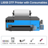 A4 DTF Printer XP600 Printhead 21cm Direct to Film Printer for Dark Light T-Shirt Fabric Garment Clothes DTF Printing Machine