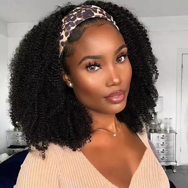 Upgrade 3 IN 1 Half Wig With Drawstring Seamless Clip Ins Flip Over