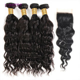 Indian Natural Wave Hair 1/3/4 Bundles Deal Real Virgin Raw Human Hair Weave Extension Double Wefts Can Be Colored Dyed 8-40Inch