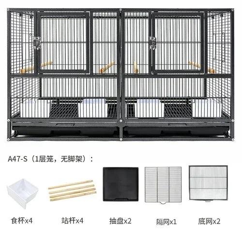 Pet Aviary Bird Cage Parakeet Rabbit Protective Chinchilla Breeding Cat Outdoor Hut Bird  Quail Pajaros Bird Accessories