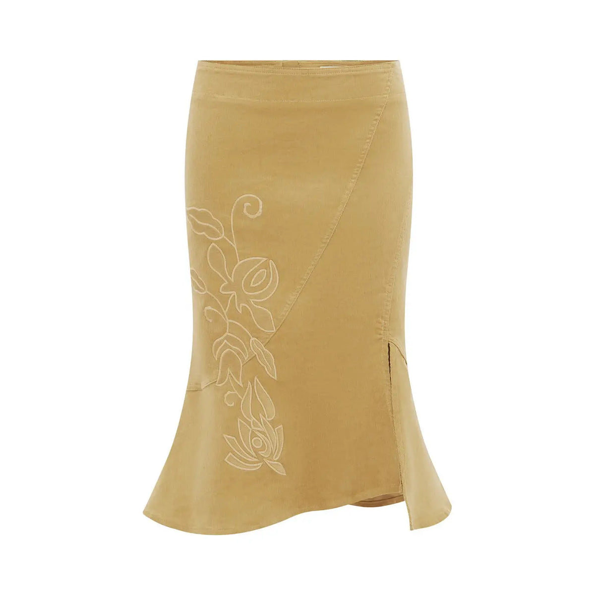 With Jean V-Neck Pleated Mid-Sleeve Top, High-Waisted Pleated Slit Midi Skirt, Slim-Fit Drapey Hot Girl Style Bodycon Skirt