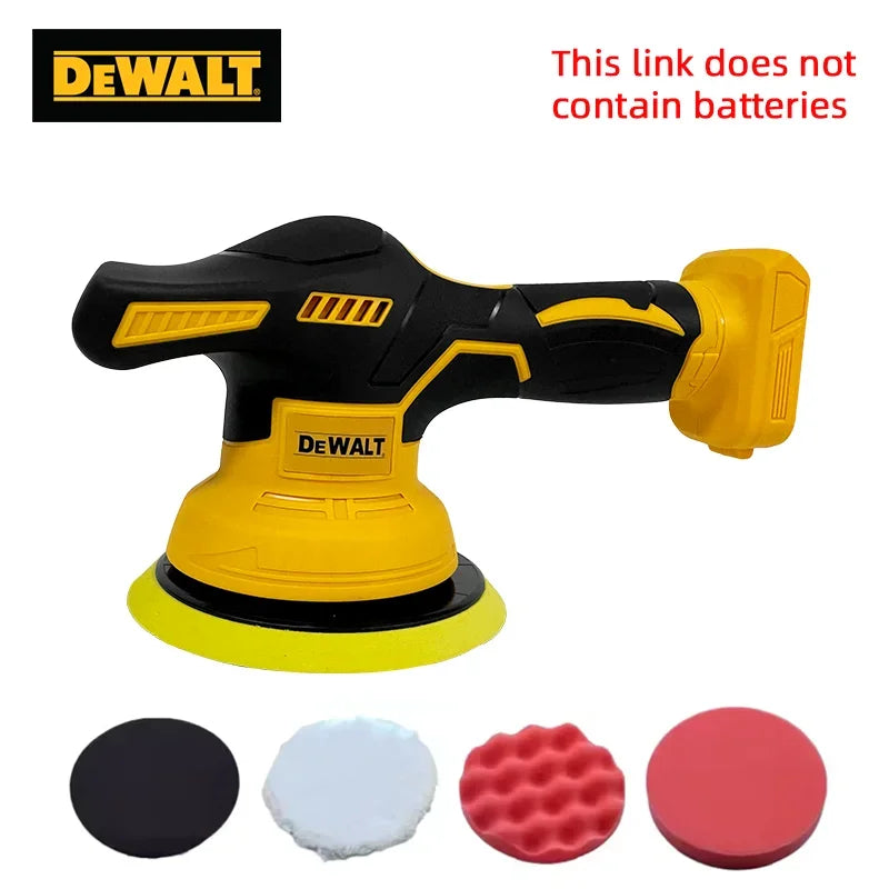 Dewalt 8-Speed Digital Display Cordless Car Polisher: Smart Speed Control for Waxing (20V Battery Compatible)