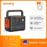 Jackery Explorer 1000 v2 Portable Power Station and 5M Extentsion Cord, Solar Compatible for Camping, RV, Emergencies