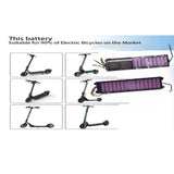 36V 10500mAh Lithium Battery Pack 10S3P for Xiaomi M365 Electric Scooter Waterproof Bluetooth Communication Long Range 30KM