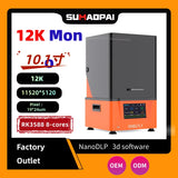 SUMAOPAI 3d Printer 12k 10.1 Inch Lcd High Precision Light Curing Raspberry Pi  405nm Resin M688 Customized