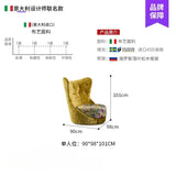 Sofa living room retro pattern high-end villa corner combination fabric sofa