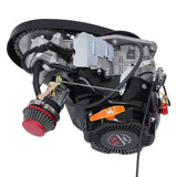 100cc 4-Stroke Gas Bicycle Engine Kit - Complete Motorized Conversion Set for Adult Bike, 80mm Mount