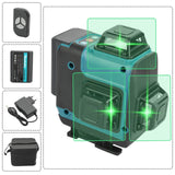 Makita 4x360°Laser Level Green Beam5000mAh 8H RuntimeSelf-Leveling LaserTool with Manual Mode for Construction Renovation Layout