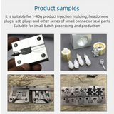 20g-100g Vertical Injection Molding Machine Automatic Molding Tools For Polymer ABS PP PC PE PET PVC Plastic Injection Molding