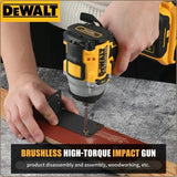Dewalt DCF921 Cordless 1/2 inch Impact Wrench Brushless Variable Speed Charging Wrench For Dewalt Battery Power Tool