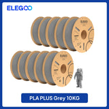 ELEGOO 4KG/5KG/10KG PLA+ Filament 1.75mm 3D PLA for FDM Printer