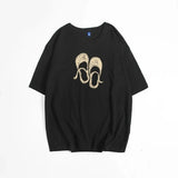Hirsionsan Harajuku Graphic Printed T Shirt Women 2026 New Summer Cotton Soft Short Sleeve Tee Female Oversized High Street Tops