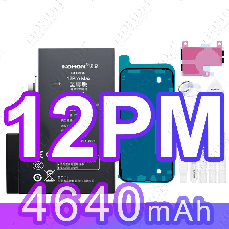 NOHON High Quality 2160mAh Battery For iPhone SE 2022 2020 2016 SE2 SE3 11 12 13 14 Phone Replacement Batteries With Tool Kit