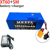 New 10S4P 36V 100000mAh Electric Scooter Lithium Battery 18650 Battery Pack 36V Suitable for Bicycle Scooter Battery+42V Charger