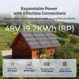 Renogy 48V 50Ah Smart Lithium Iron Phosphate Battery, More than 6000 Cycles, Intelligent Self-Heating, Expandable Power for RV