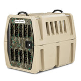 HM5102  Rotomolded Kennel for Large Dogs, Outdoor-Ready with Quick-Lock Setup and Swing-Through Feed Hatches