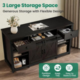 Aquarium Stand, 75 To 120 Gallon Capacity, Power Outlets, Dual Support Cabinet, Thick Hardwood Top Storage