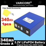 Grade A 3.2V 360AH 340Ah Battery LiFePO4 Lithium Iron Phospha for 12V 24V 4S E-scooter RV Solar Energy Storage System Duty-free