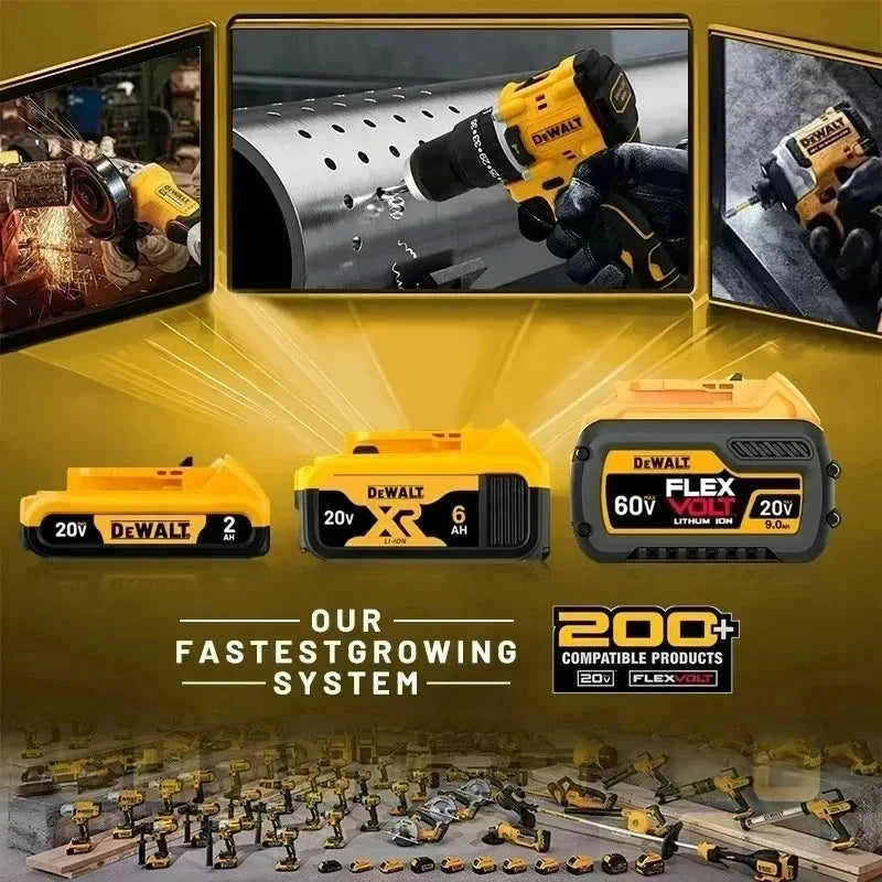 Original DeWALT 20V/60V 9Ah MAX FlexVolt Battery，for DCB606 DCB609 DCB205 DCB206 DCB182 Power Tool Replacement Battery.
