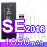 NOHON High Quality 2160mAh Battery For iPhone SE 2022 2020 2016 SE2 SE3 11 12 13 14 Phone Replacement Batteries With Tool Kit