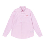 2026 New Men's Long Sleeve Casual Shirt Double Chest Pocket Button Up Soft Loose Linen Comfy Daily Work Street Outdoor Wear Tops
