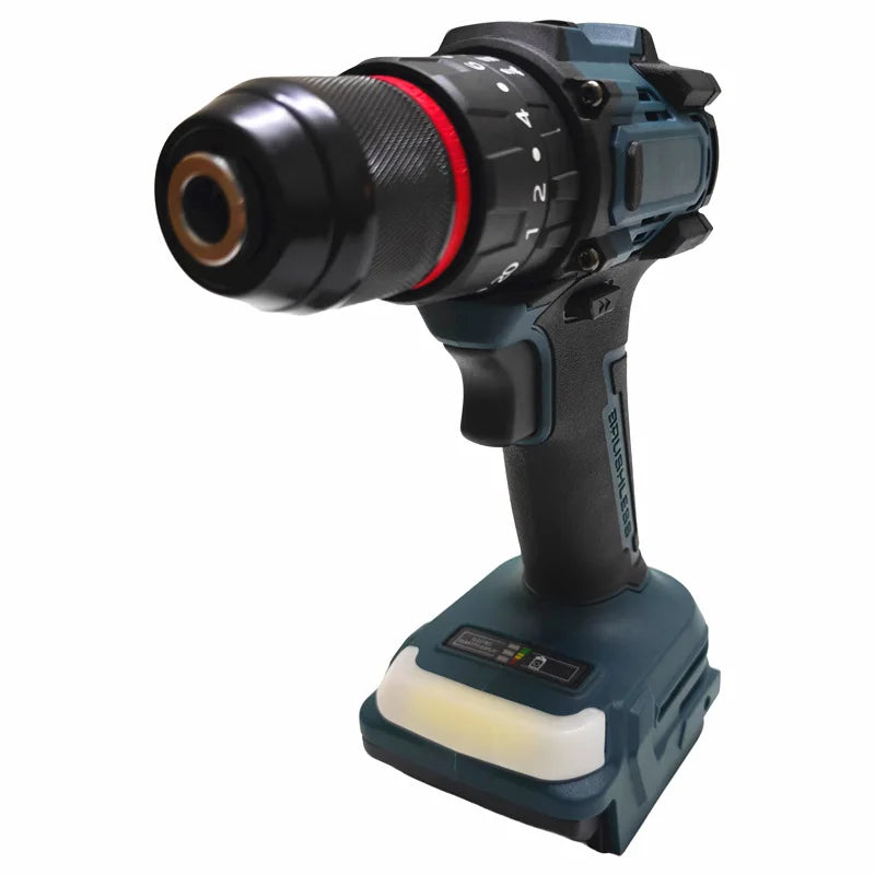 For Bosch 18V Battery Brushless Electric Drill 20+3 Torque Cordless Impact Drill Hammer Multifunctional Power Tools