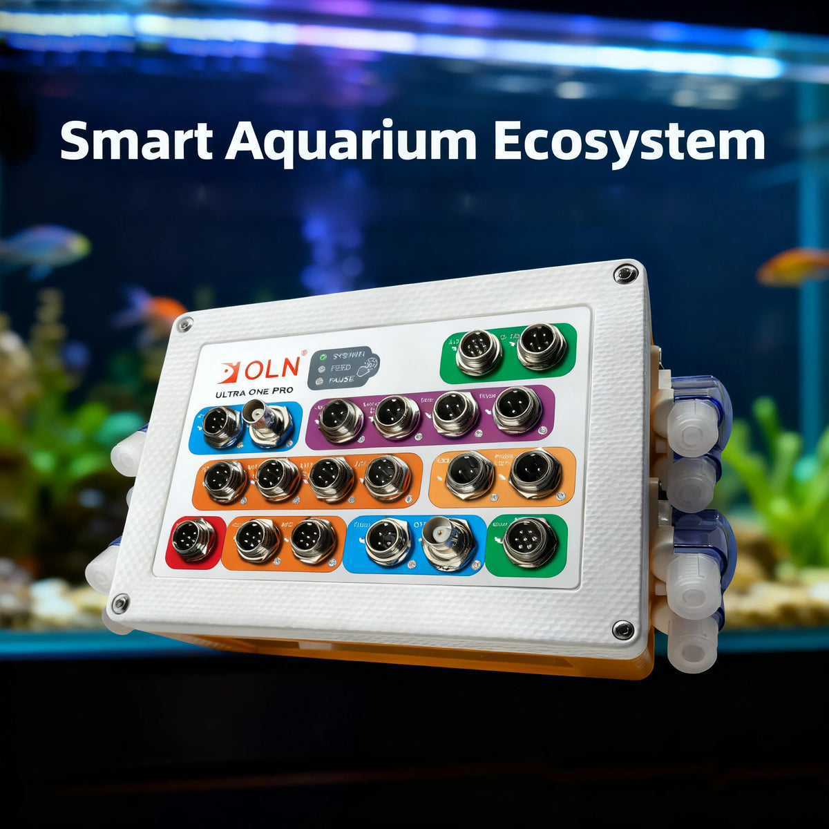 OLN Central Control System Automatically Change Water Replenishes Monitor pH Salinity ORP Temperature Coral Reef Fish Tank